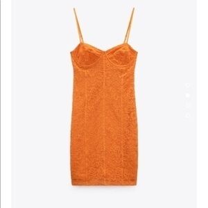 New Zara | Lace Corset Style Dress